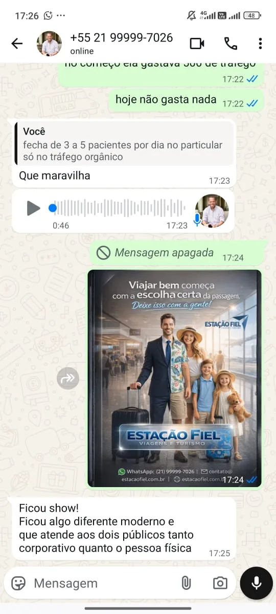 Depoimento Estação Fiel - Design moderno e profissional