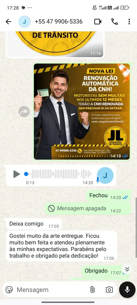 Depoimento JL Assessoria - Arte bem feita e dedicação