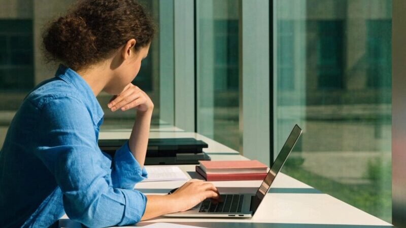 Guia sobre desenvolvimento de sites para empreendedores iniciantes com computador e tela